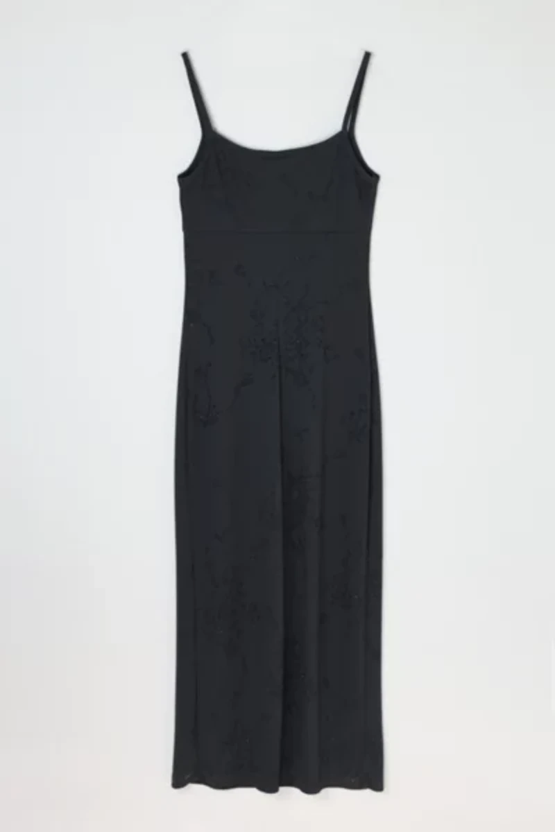 Vintage Y2k Glittered Maxi Dress