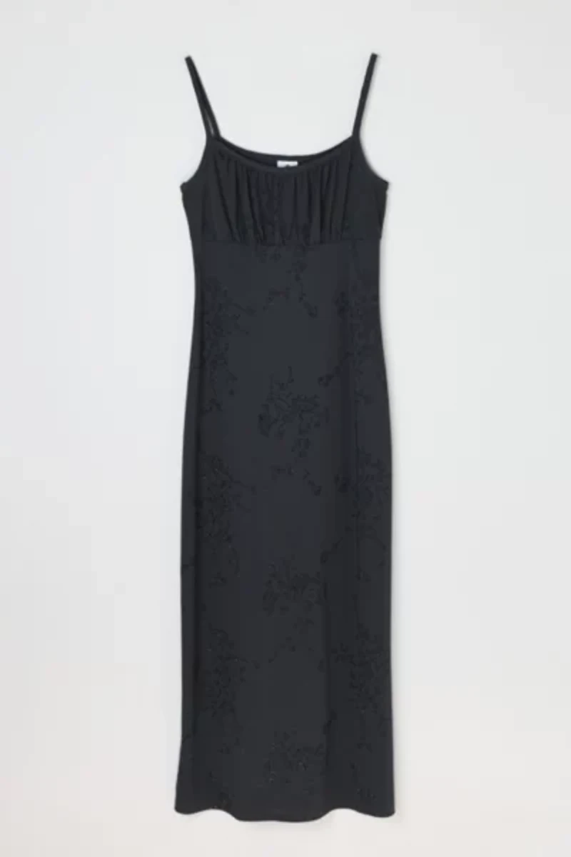 Vintage Y2k Glittered Maxi Dress