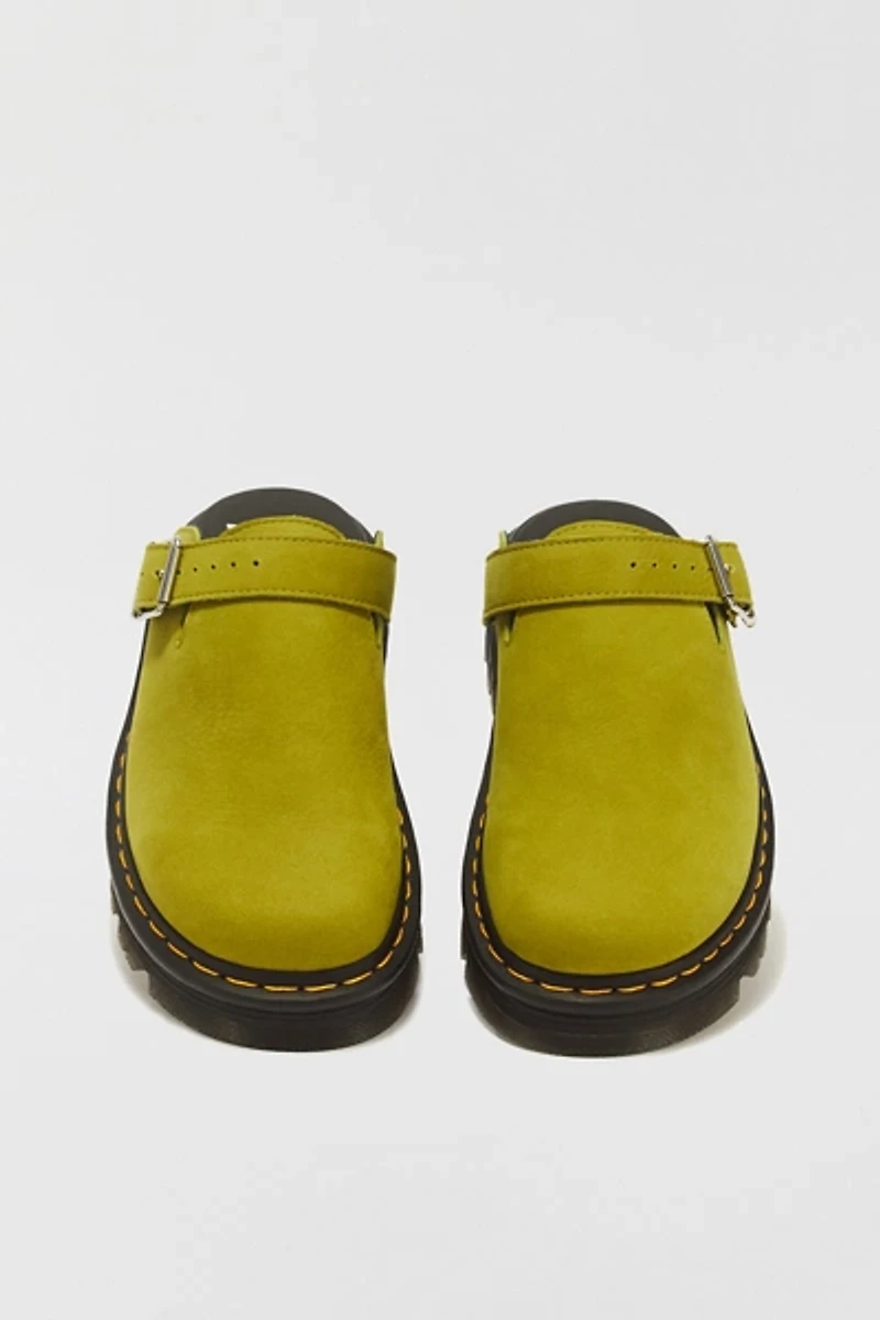 Dr. Martens Women's Zebzag Suede Slingback Platform Mule