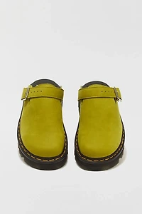 Dr. Martens Women's Zebzag Suede Slingback Platform Mule