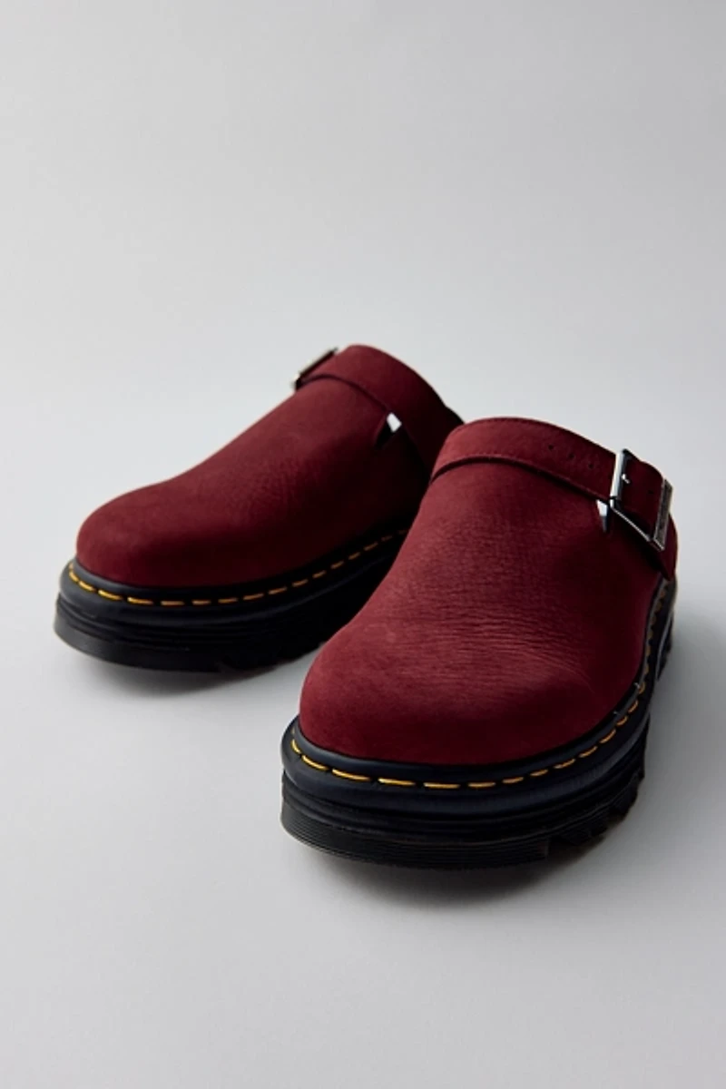 Dr. Martens Women's Zebzag Suede Slingback Platform Mule