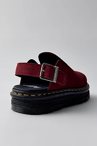 Dr. Martens Women's Zebzag Suede Slingback Platform Mule