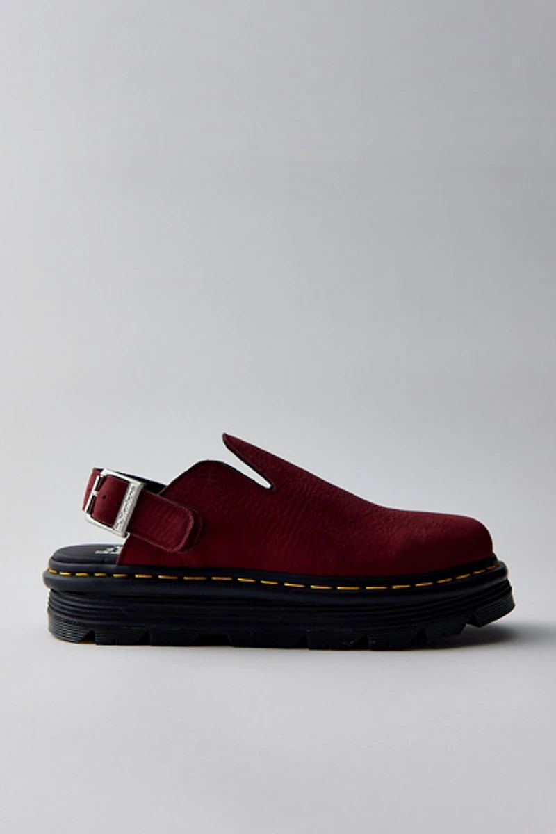 Dr. Martens Women's Zebzag Suede Slingback Platform Mule