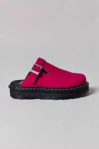 Dr. Martens Women's Zebzag Suede Slingback Platform Mule