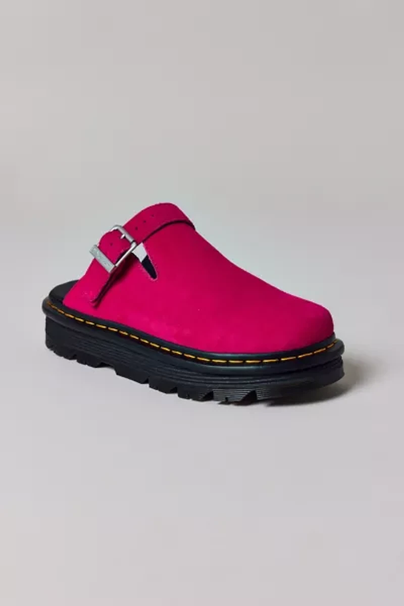 Dr. Martens Women's Zebzag Suede Slingback Platform Mule