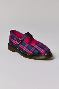 Dr. Martens Women's Elphie Plaid Mary Jane
