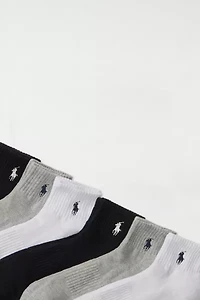 Polo Ralph Lauren Casual Quarter Sock 6-Pack