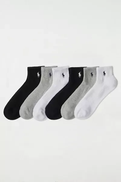 Polo Ralph Lauren Casual Quarter Sock 6-Pack