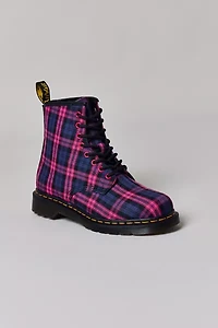 Dr. Martens Women's 1460 Pink Tartan Plaid Boot