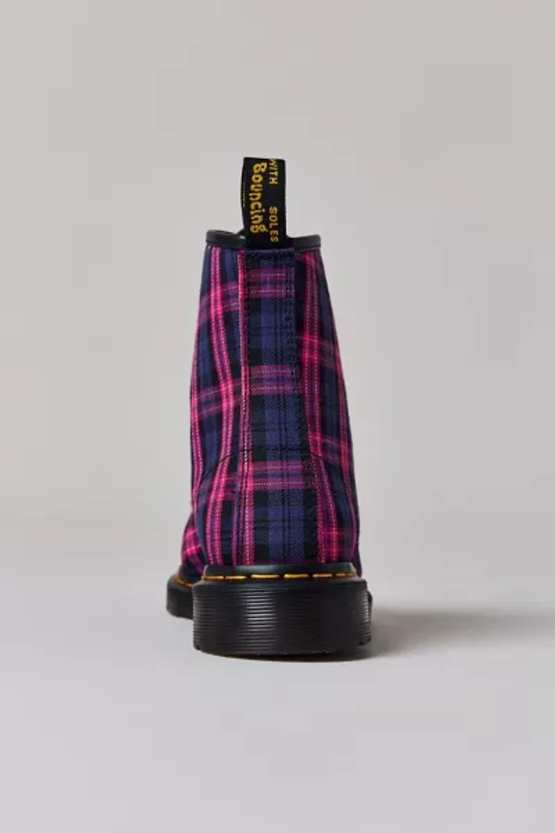 Dr. Martens Women's 1460 Pink Tartan Plaid Boot