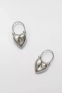 67Jewelry Heart Sterling Silver Earrings