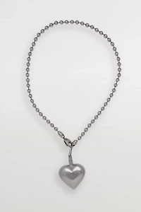 67Jewelry Heart Sterling Silver Necklace