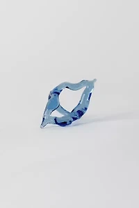Rain and Rivers Handmade Angel Tears Glass Ring