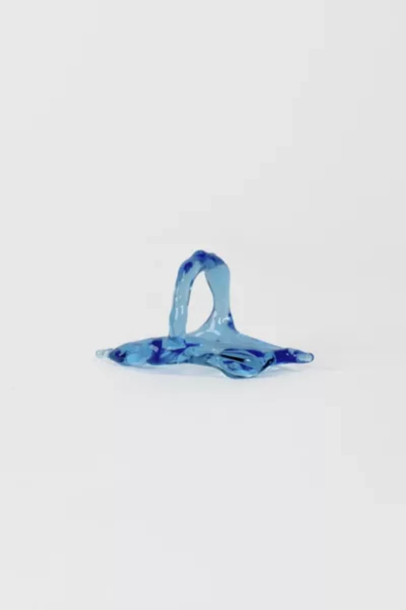 Rain and Rivers Handmade Angel Tears Glass Ring
