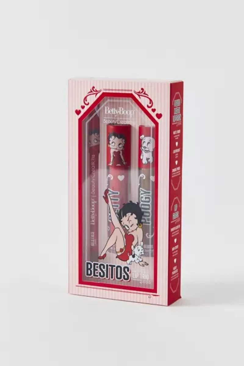 Beauty Creations X Betty Boop Besitos Lip Trio Set