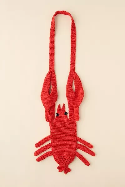 Lobster Crochet Bottle Sling