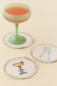 Finley Frames Fabric Coaster - Set Of 3
