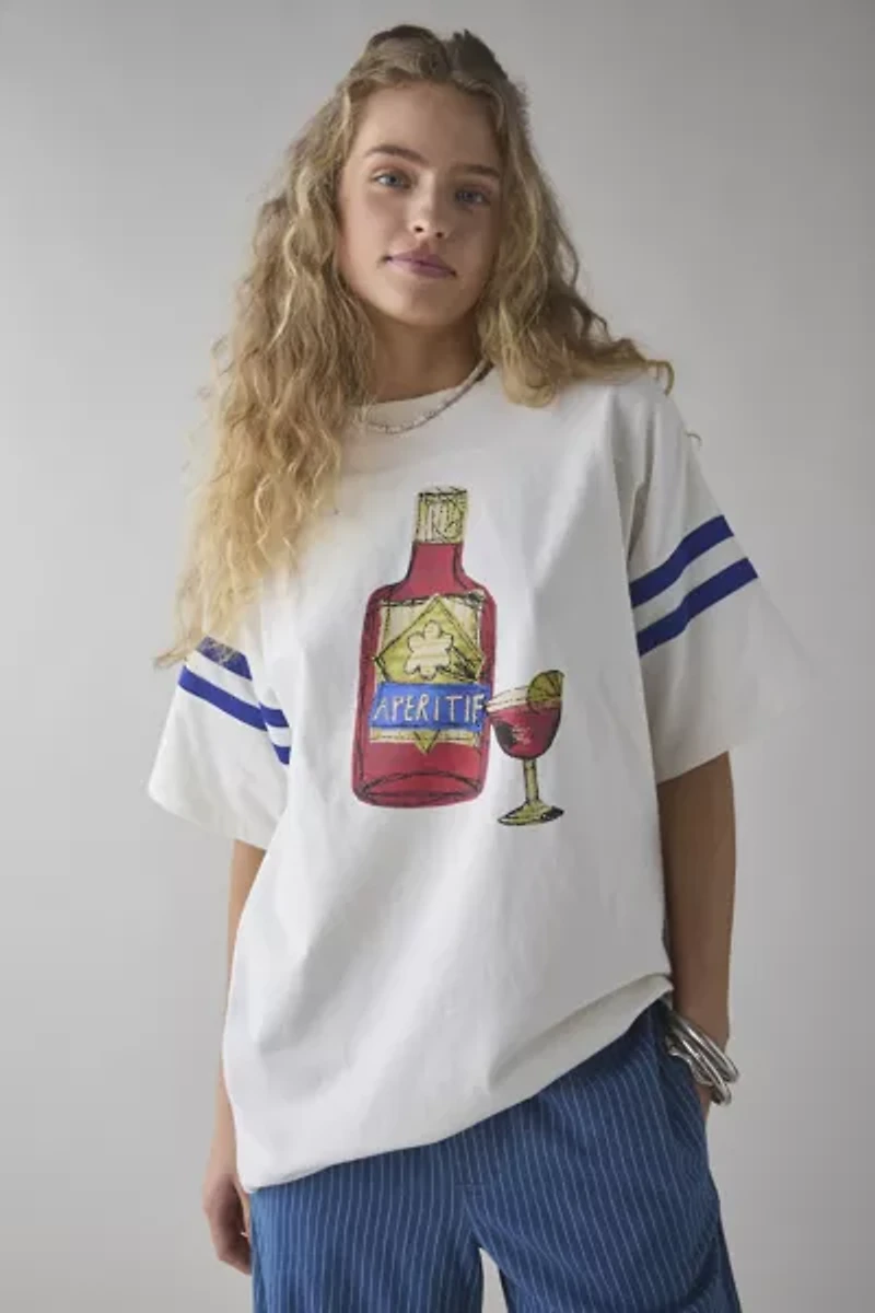 BDG Rowan Aperol Spritz Graphic Oversized Tee