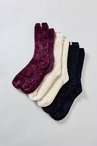 UGG Leda Sparkle Cozy Sock 3-Pack