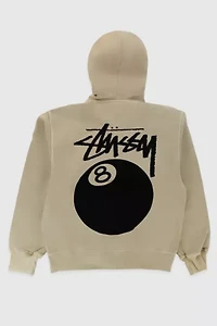Stussy 8 Ball Pigment Dyed Zip-Up Hoodie