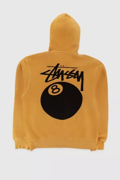 Stussy 8 Ball Pigment Dyed Zip-Up Hoodie