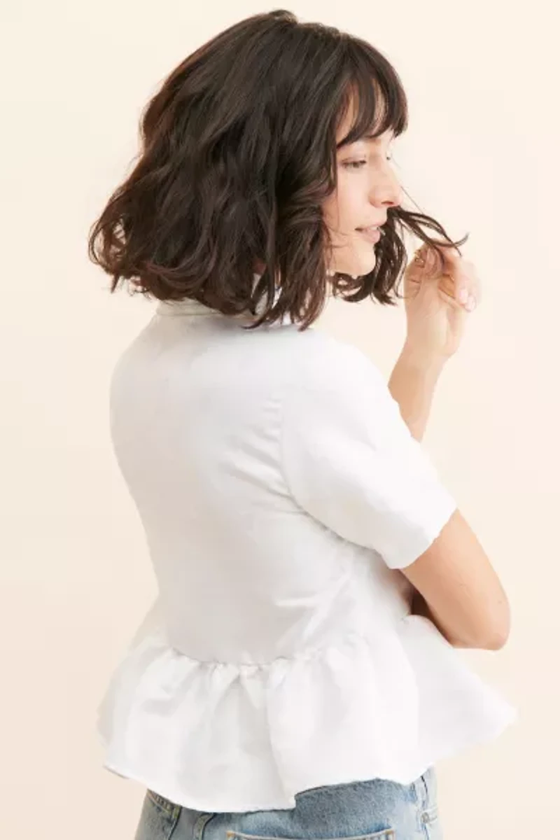 Sister Jane Fleur Pajama Buttondown Top