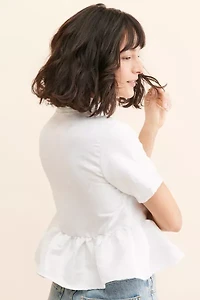 Sister Jane Fleur Pajama Buttondown Top