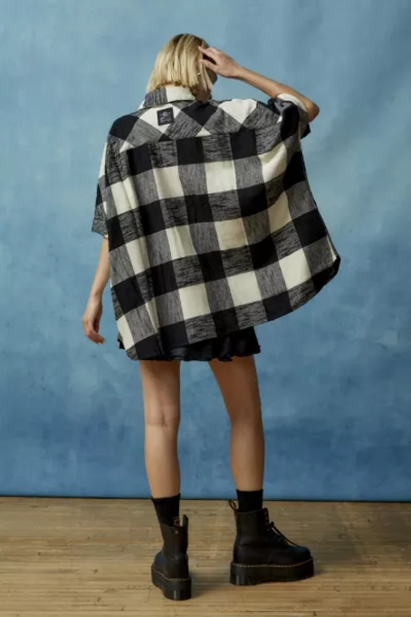 BDG Head Over Heels Flannel Button-Down Shirt