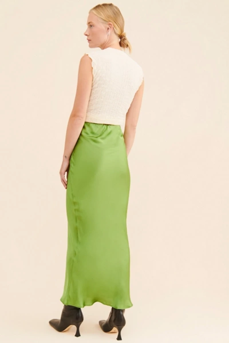Glamorous Satin Maxi Slip Skirt