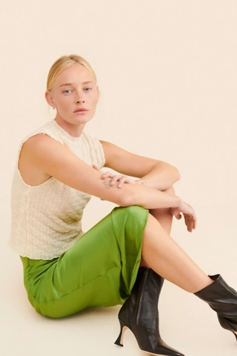 Glamorous Satin Maxi Slip Skirt