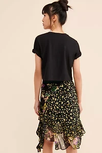 For Love & Lemons Eileen Ruffled Mini Skirt