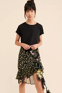 For Love & Lemons Eileen Ruffled Mini Skirt