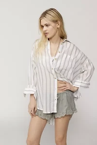 BDG Ryanne Oversized Button-Down Shirt