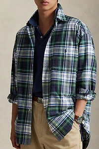 Polo Ralph Lauren Big Fit Plaid Oxford Shirt