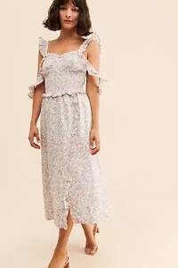 For Love & Lemons Amalfi Midi Dress
