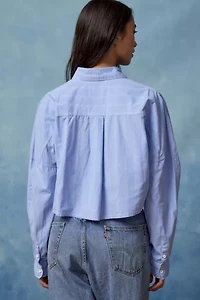 BDG Corey Cropped Button-Down Shirt