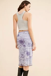 Isla Mesh Midi Skirt