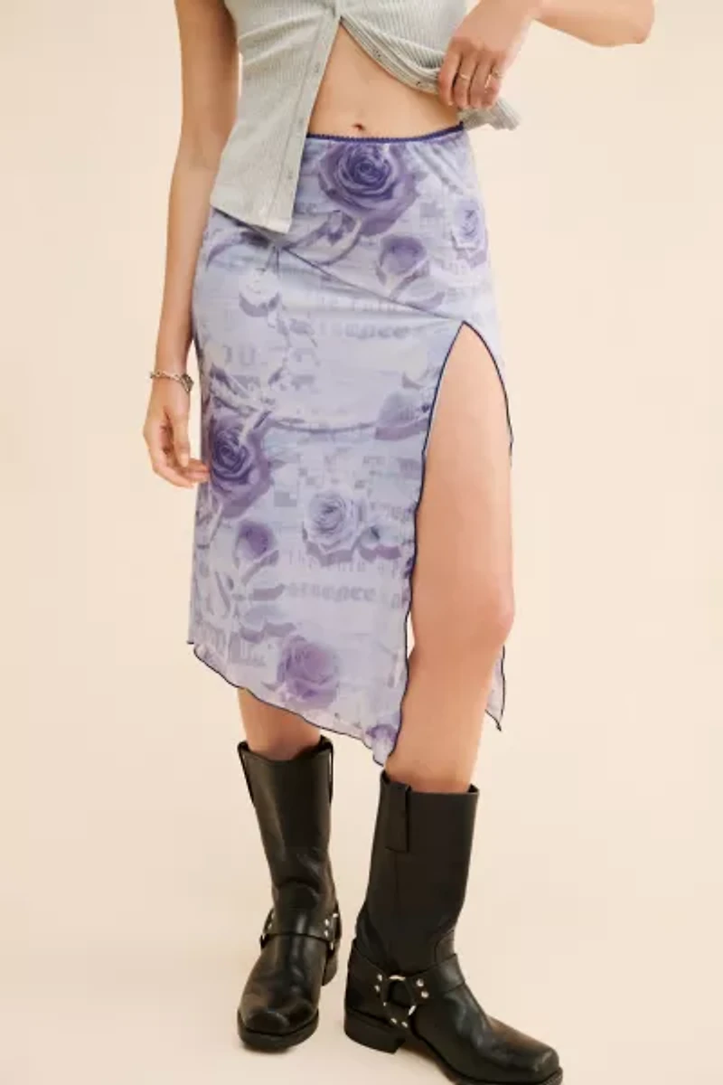 Isla Mesh Midi Skirt