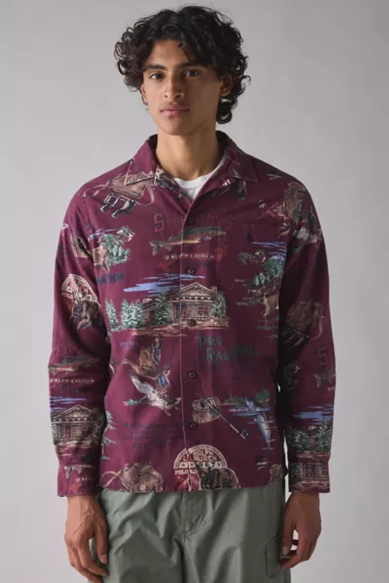 Polo Ralph Lauren Printed Brushed Flannel Shirt