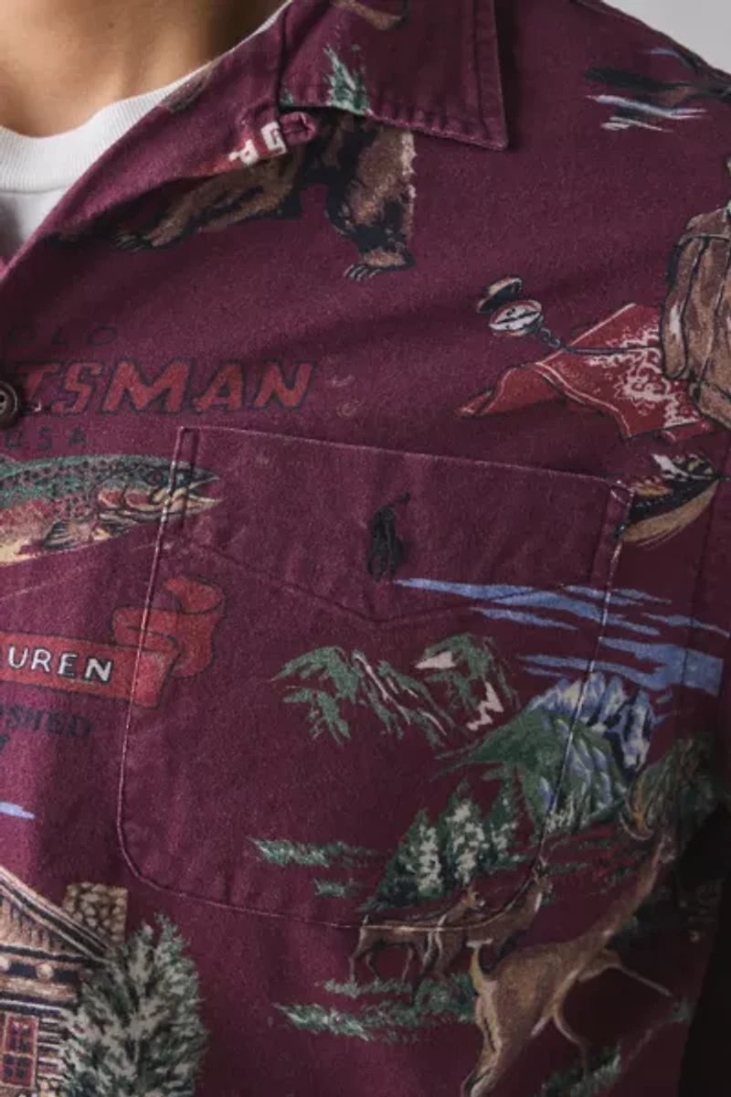 Polo Ralph Lauren Printed Brushed Flannel Shirt