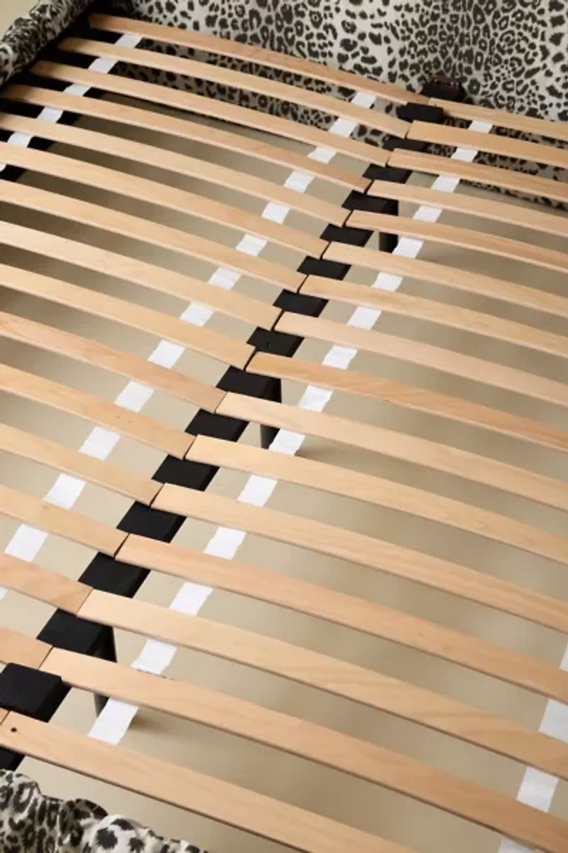 Mina Ruffle Upholstered Platform Bed