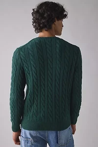 Polo Ralph Lauren Cable Knit Crew Neck Sweater
