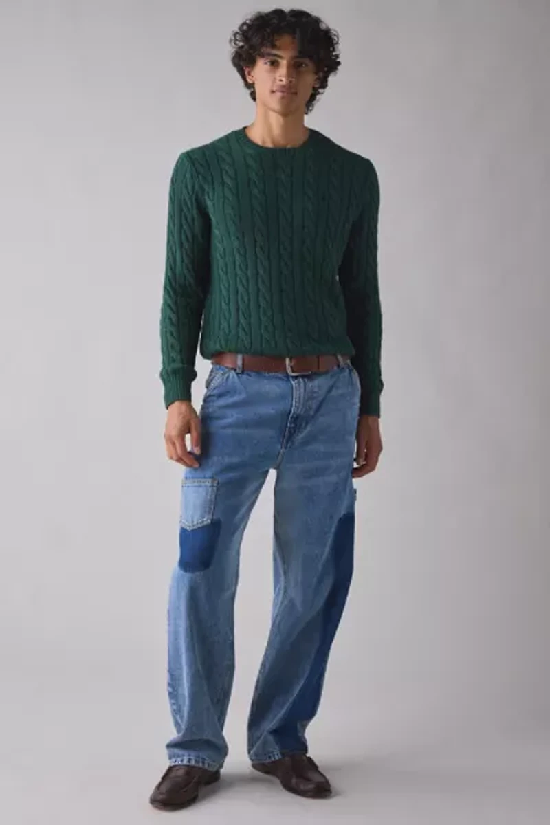 Polo Ralph Lauren Cable Knit Crew Neck Sweater