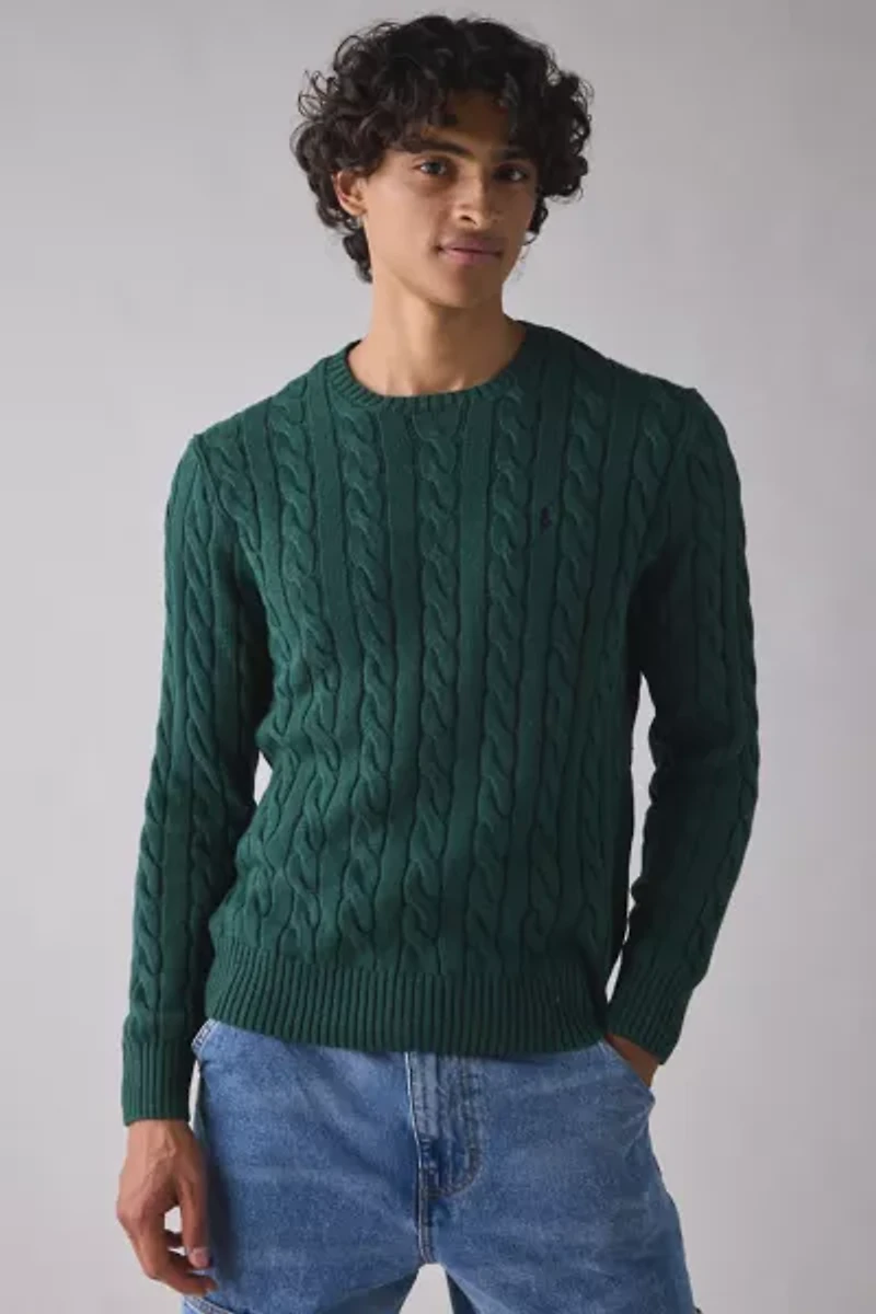 Polo Ralph Lauren Cable Knit Crew Neck Sweater