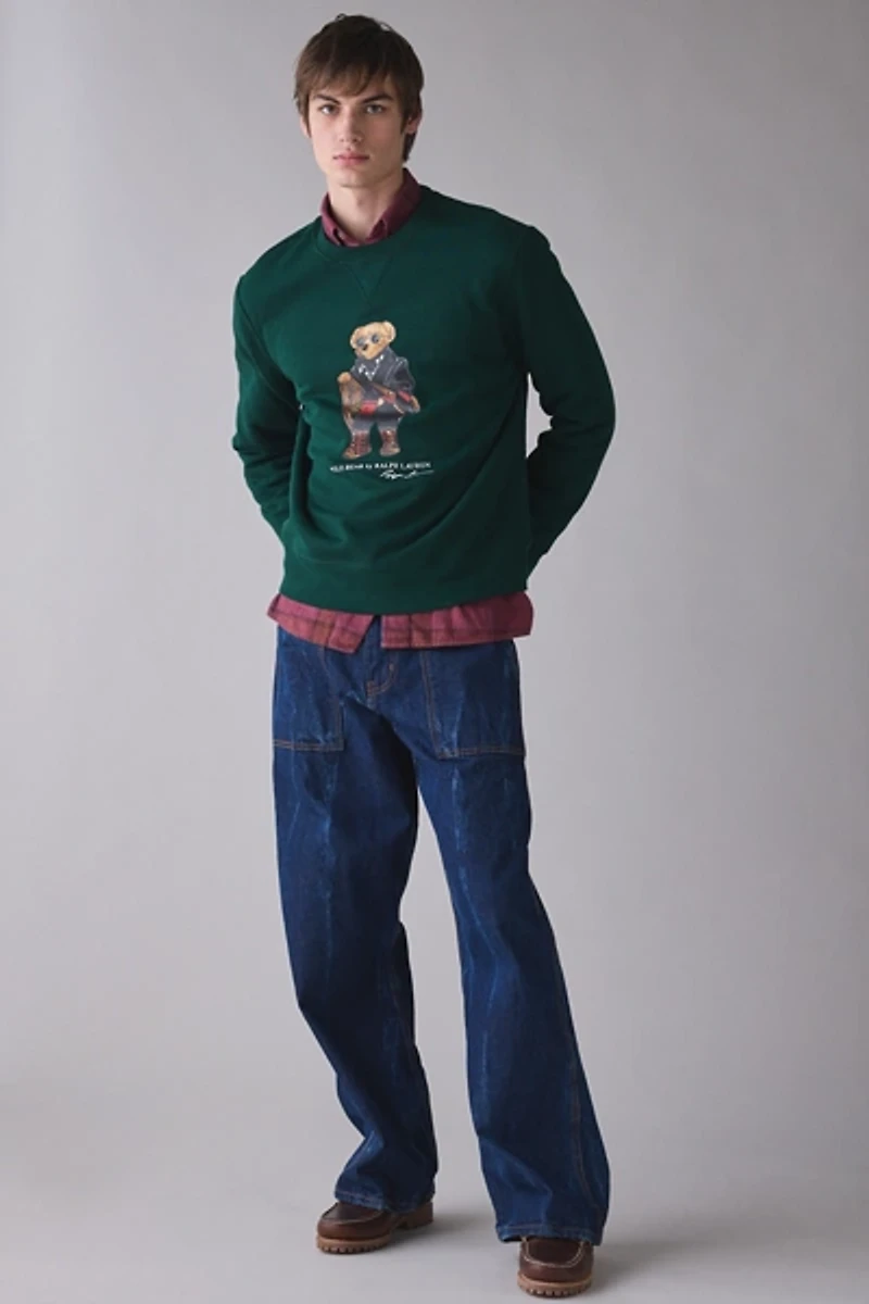 Polo Ralph Lauren Holiday Bear Crew Neck Sweatshirt