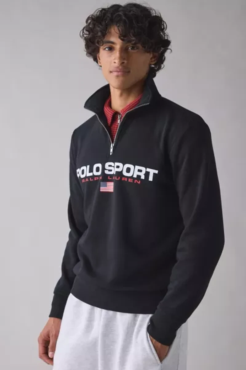 Polo Ralph Lauren Sport Quarter-Zip Pullover Sweatshirt