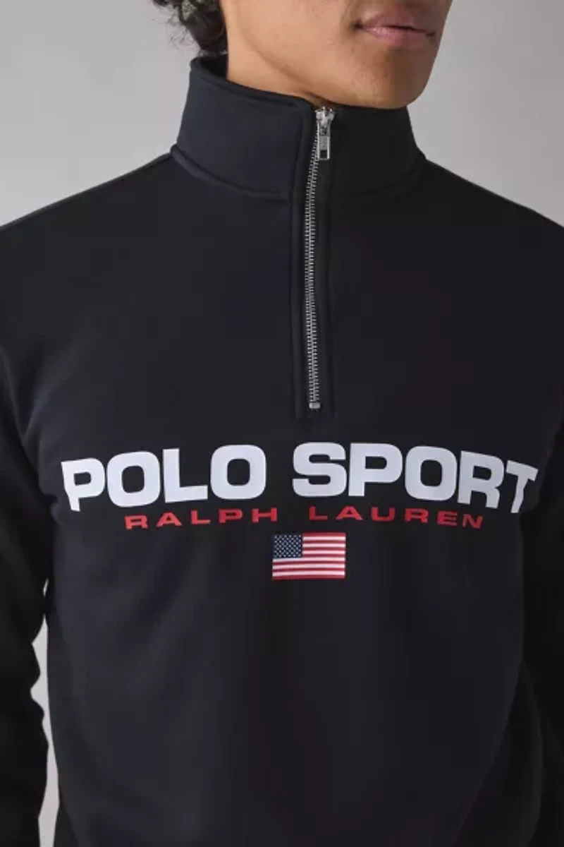 Polo Ralph Lauren Sport Quarter-Zip Pullover Sweatshirt
