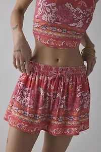 BDG Marcy Halter Tie-Back Crop Top & Mini Skirt Set