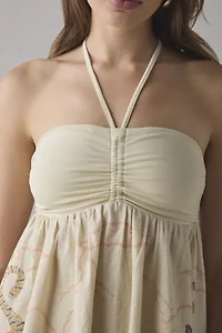 Kimchi Blue Pia Convertible Tie Bandeau Babydoll Mini Dress