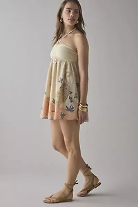 Kimchi Blue Pia Convertible Tie Bandeau Babydoll Mini Dress